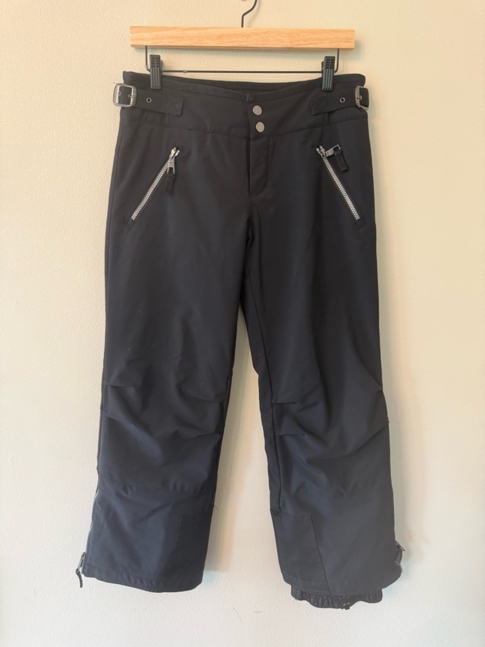 Skea Thinsulate Flex Insulated Ski Pants Black Size 4 Adjustable Waist